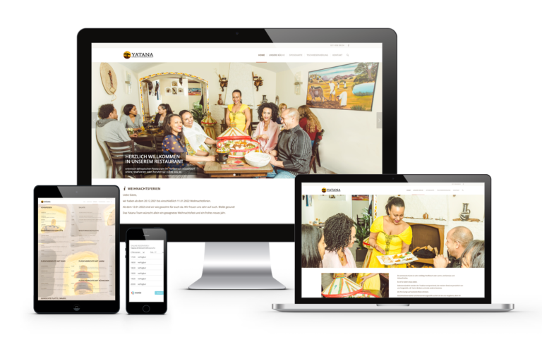 fotografie und webdesign für das restaurant yatana gestaltet von königs design werbeagentur ratingen