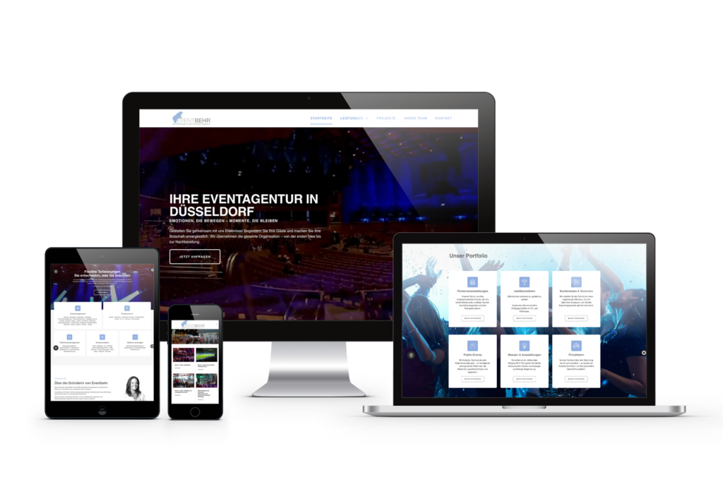 webdesign für event behr von königs design werbeagentur aus ratingen