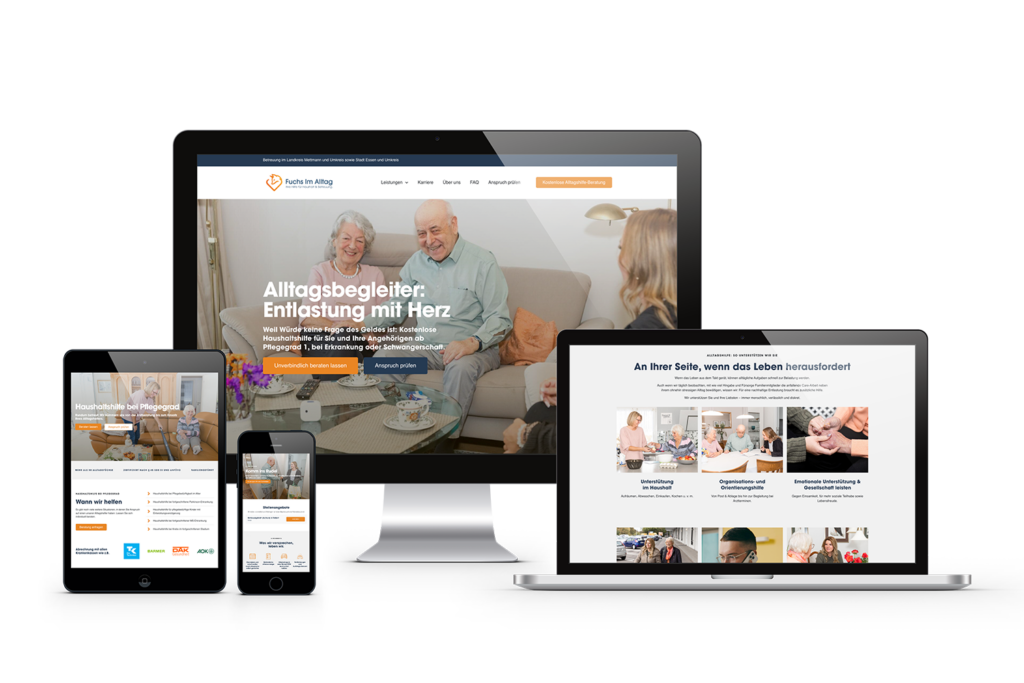 responsive webdesign für fuchs im alltag von königs design